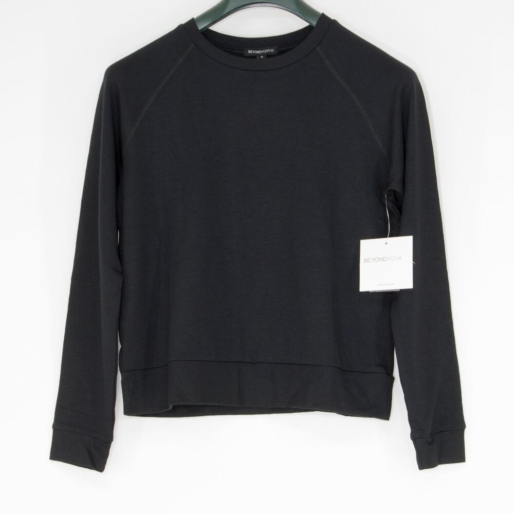 BeyondYoga Favorite Raglan Sweater Crew Pullover